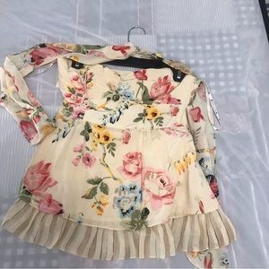 Nanette Lenore Size 2 Sleeveless Colorful Top